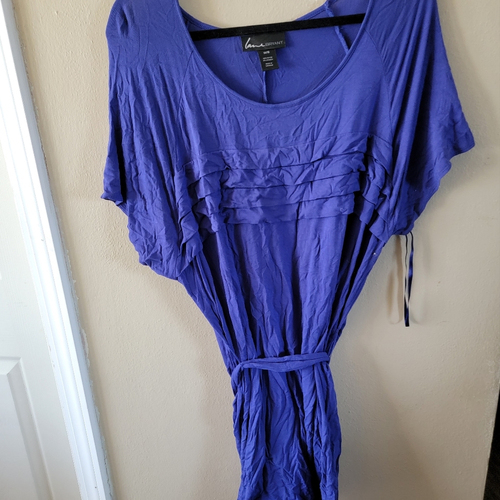 🌷Belted ruffle dress